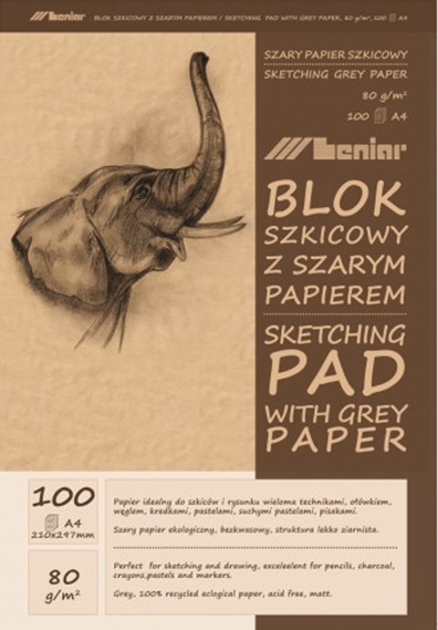 Blok papierov Leniar Slon - rôzne formáty