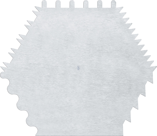 Umelecký oceľový hrebeň RGM Comb 06 A