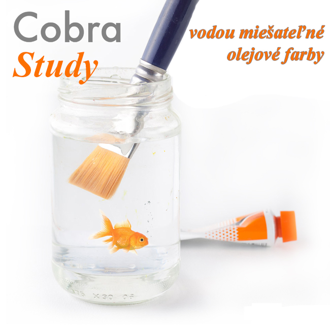 Cobra Study vodou miešateľné olejové farby