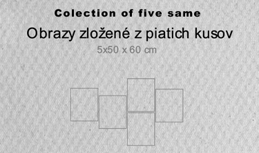 5 dielne obrazy - colection of five same