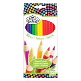 Neonové farebné ceruzky Royal & Langnickel - sada 12 ks 