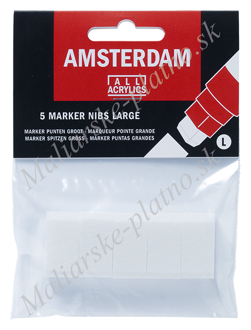 AMSTERDAM Marker - náhradný hrot 15 mm 5 ks