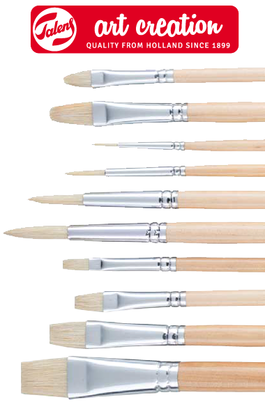 Štetce pre olej/akryl/gvaš ArtCreation - sada 10 ks