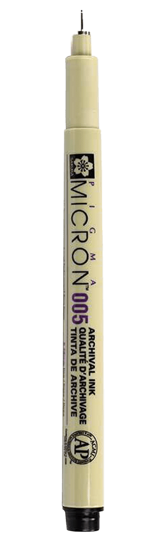 Technické pero SAKURA Pigma Micron® - 0,2 mm čierne 