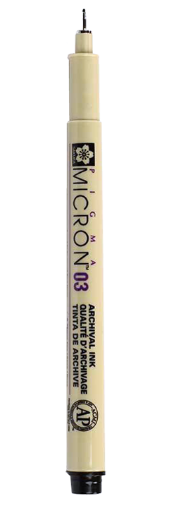 Technické pero SAKURA Pigma Micron® - 0,35 mm čierne