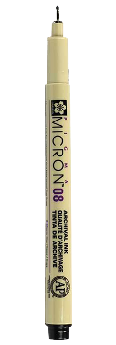 Technické pero SAKURA Pigma Micron® - 0,5 mm čierne