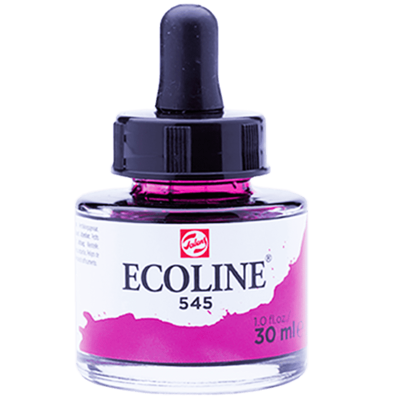 Akvarelové tuše Talens Ecoline s pipetou 30 ml