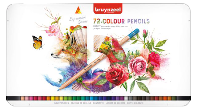 Sada farebných ceruziek Bruynzeel Expression - sada 72ks