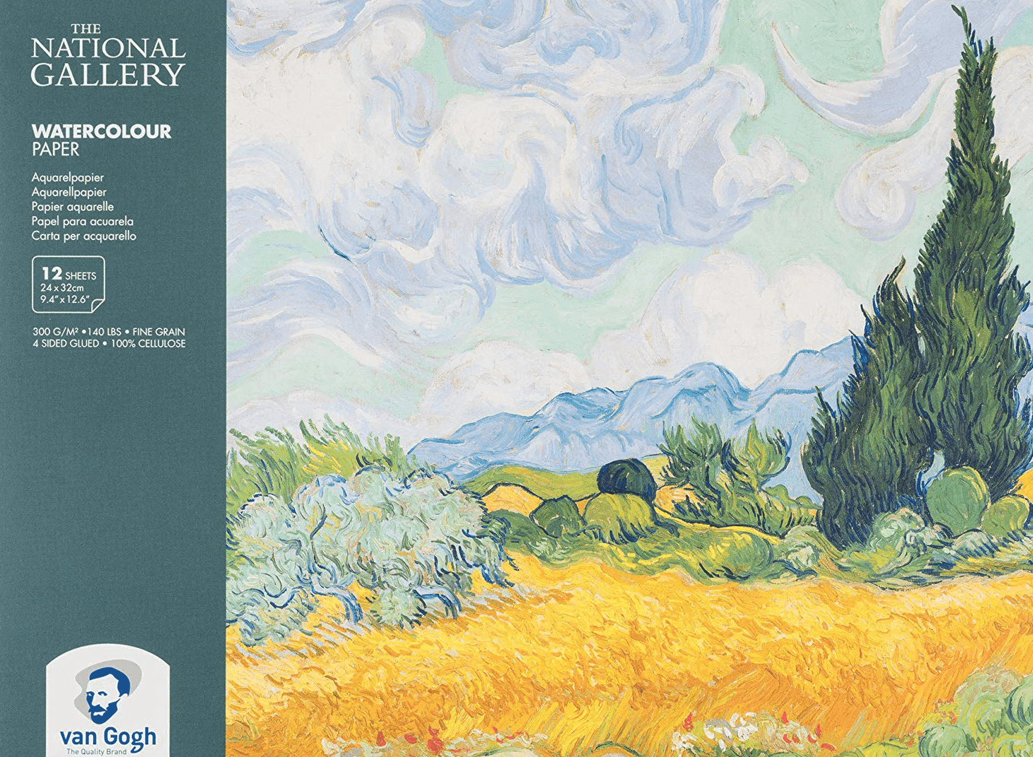 Blok pre akvarelové farby Van Gogh The National Gallery 24x32cm, 300g, 12 listov
