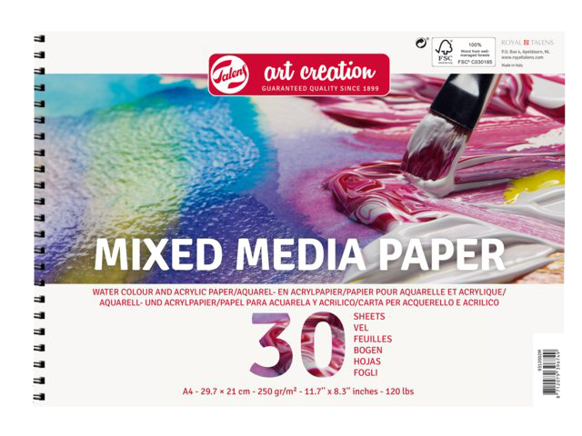 Blok Art Creation Mixed Media A4, 250g, 30 listov