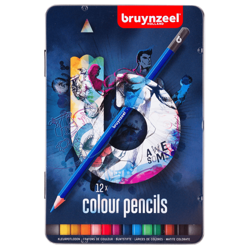 Sada farebných ceruziek Bruynzeel - 12 ks