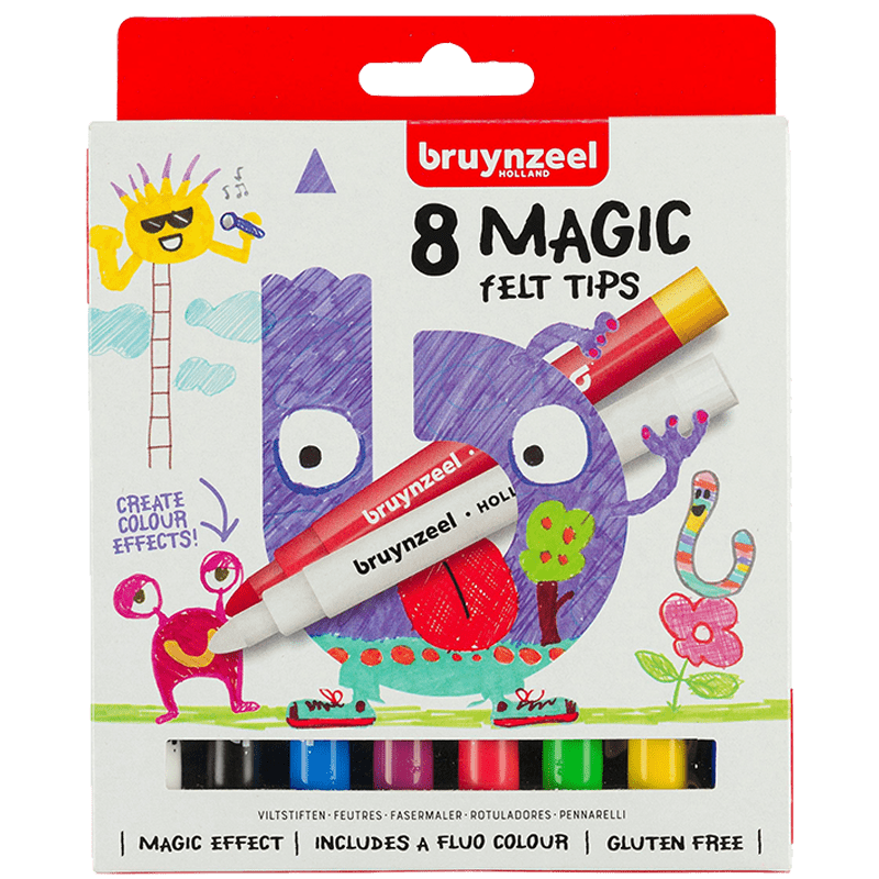 Bruynzeel sada magických fixiek pre deti - 8ks