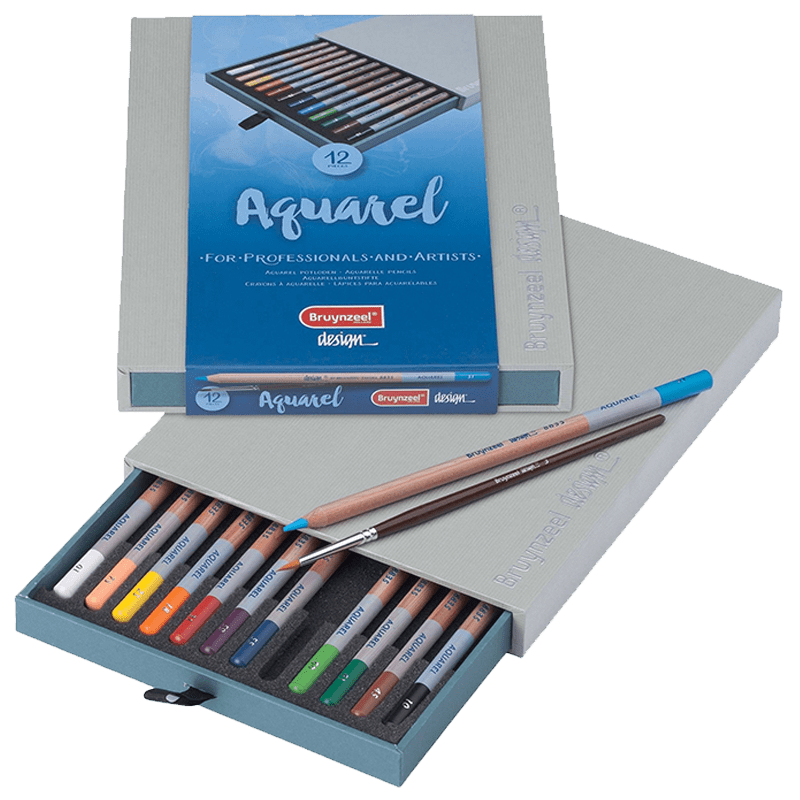 Sada akvarelových ceruziek Bruynzeel Design - 12ks