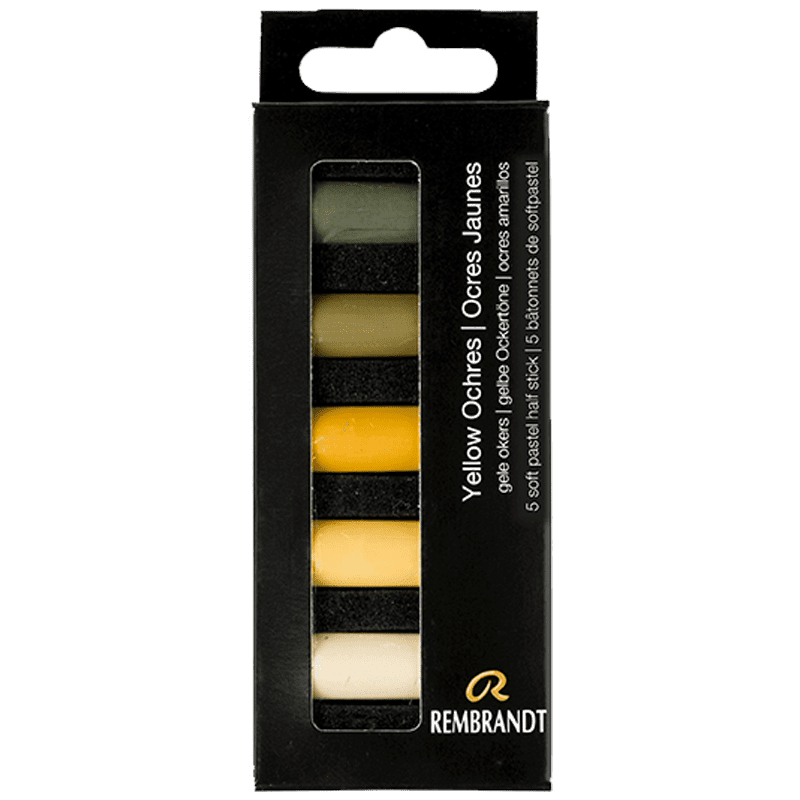 Suchý pastel REMBRANDT - Yellow Ochres - sada 5 pol.pastelov