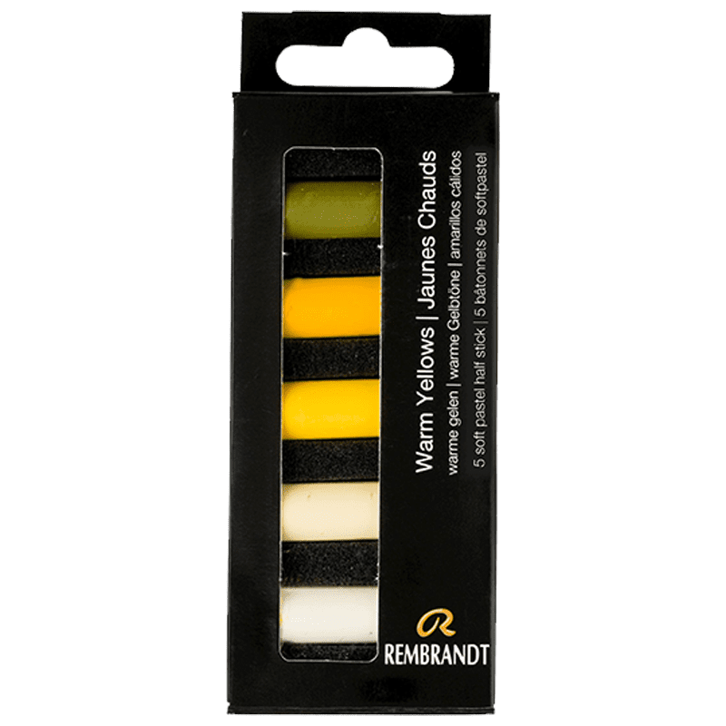 Suchý pastel REMBRANDT - Warm Yellows - sada 5 pol.pastelov