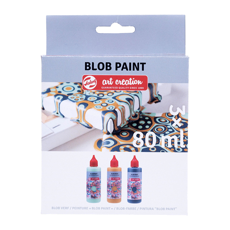 Sada farieb Art Creation Blob Paint Mint - 3 x 80 ml