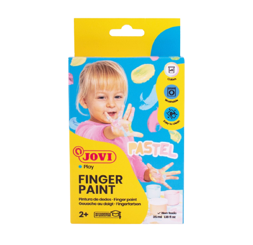 JOVI pastelové prstové farby 6x35 ml