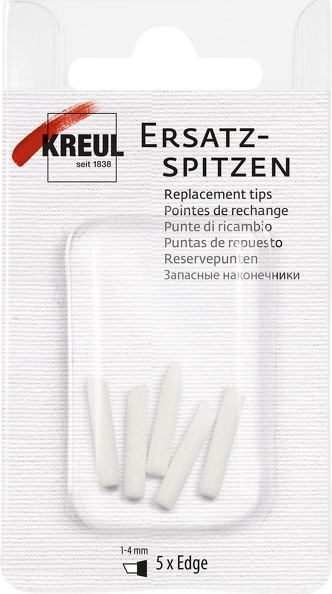 Kreul náhradné hroty edge 1-4 mm