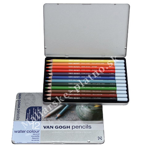 Akvarelové ceruzky Van Gogh - sada 12 ks