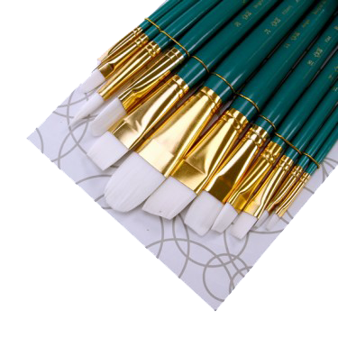 Štetce pre akvarel/akryl/tempera - 12 dielny set