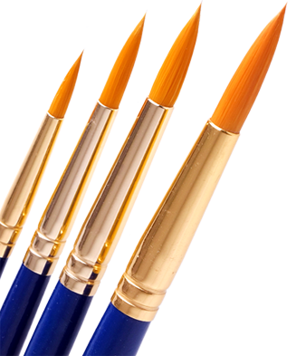 Štetec pre olej/akryl/akvarel/gvaš Royal R25 - okrúhly