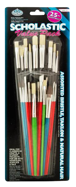 Školské štetce Royal & Langnickel - 25 dielny set