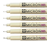 Technické pero SAKURA Pigma Micron® - 0,2 mm čierne 