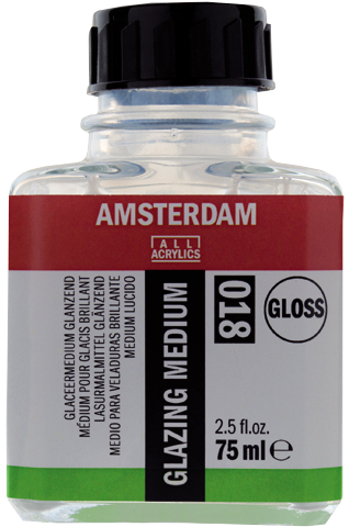 Amsterdam sklenené médium pre akryl lesklé 018 - 75 ml