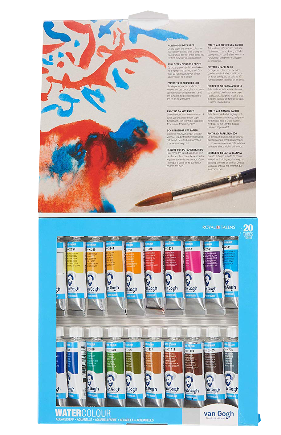 Sada Akvarelových farieb Van Gogh - 20x10 ml tuby
