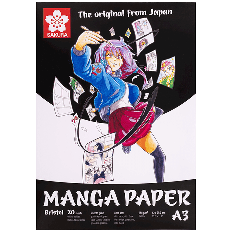 Manga sketch book - A3, 20 listov