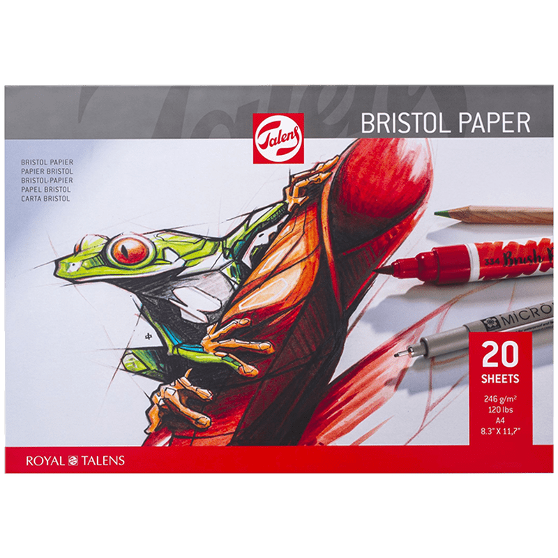 Talens Bristol papier A4, 246g - 20 listov