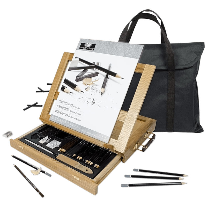 Cestovateľská sada na skicovanie Royal Langnickel - sada 44 ks