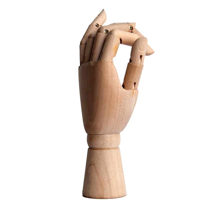 Drevená figúrka LENIAR HAND 15 cm - ľavá ruka