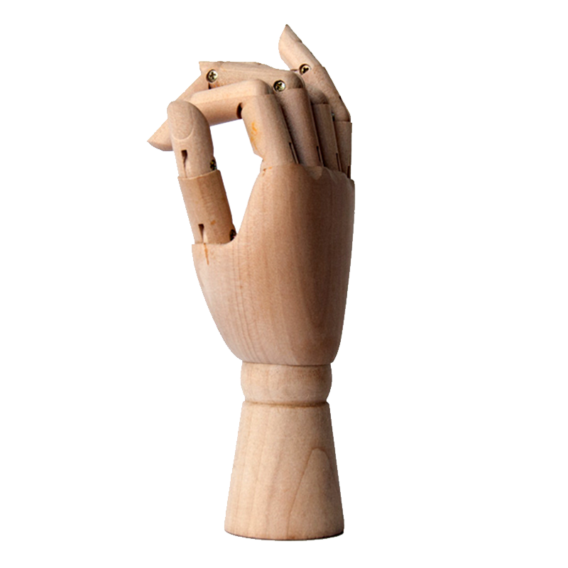 Drevená figúrka LENIAR HAND 15 cm - pravá ruka