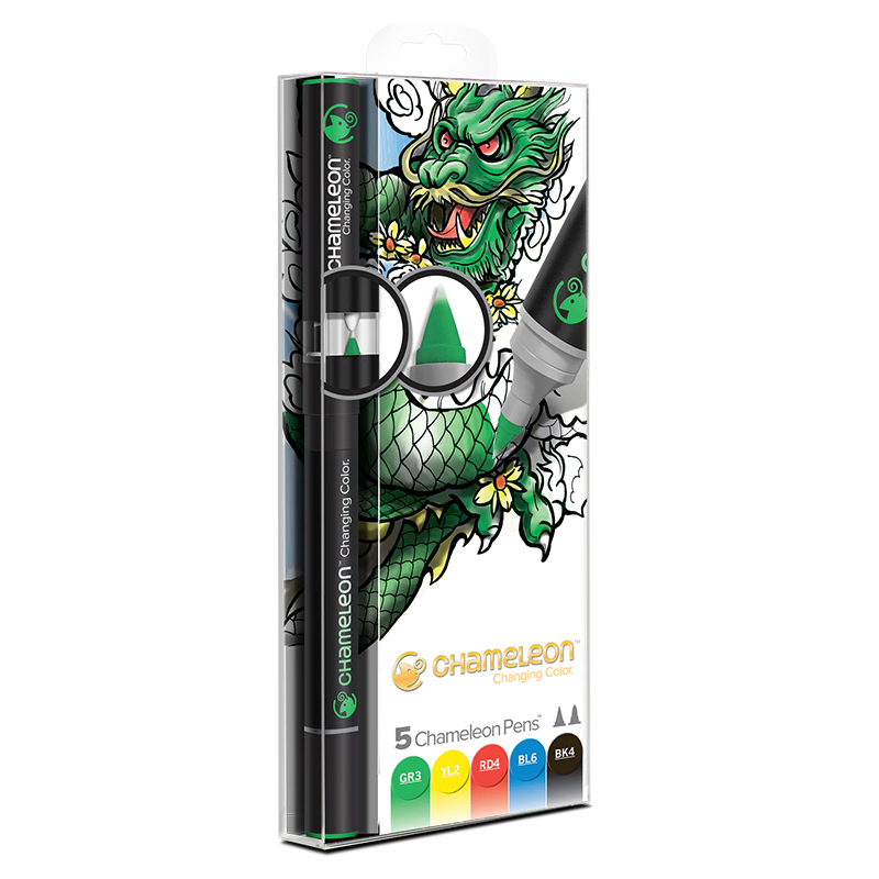 Chameleon 5-Pen sada 5ks - Primary