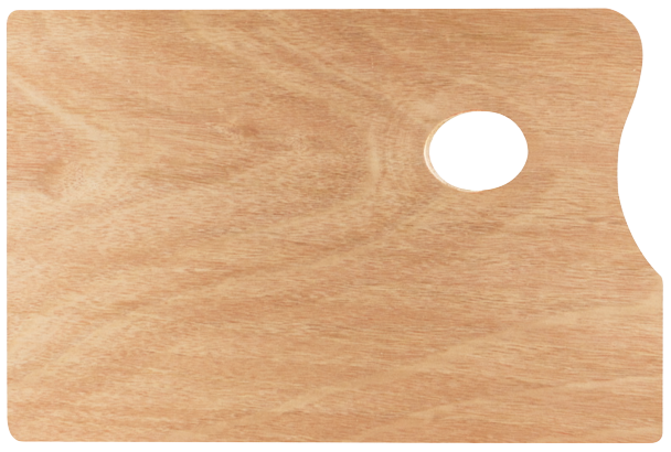Kreul Solo goya drevená obdlžníková paleta 20x30cm