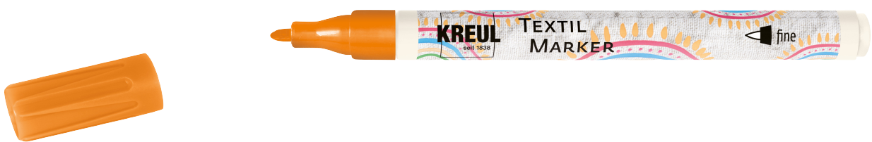 Popisovač na textil Kreul - fine - rôzne odtiene