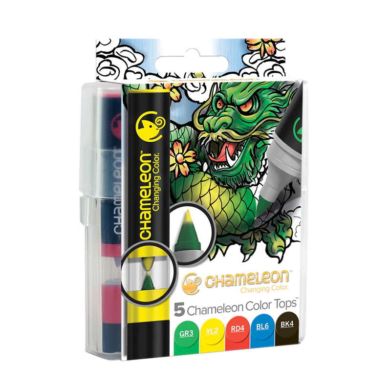 Chameleon Colour Tops 5ks sada - Primary