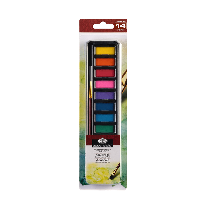 Royal Langnickel Mini sada akvarelových farieb v plechovom boxe