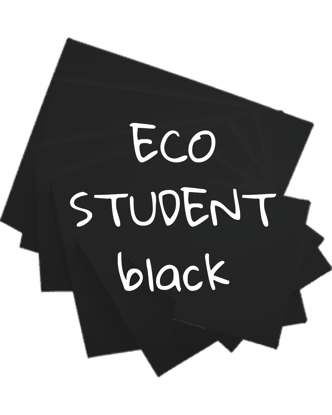 Čierne maliarske plátno na ráme ECO STUDENT 70 x 90 cm
