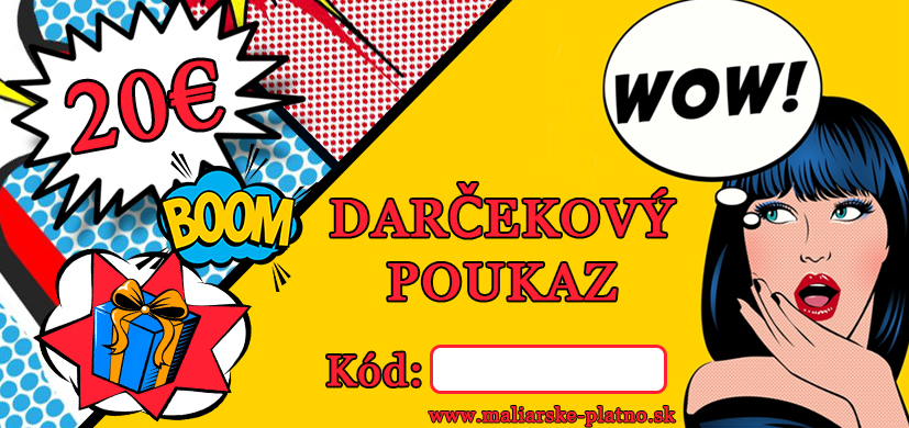 Darčekový poukaz - 20 €