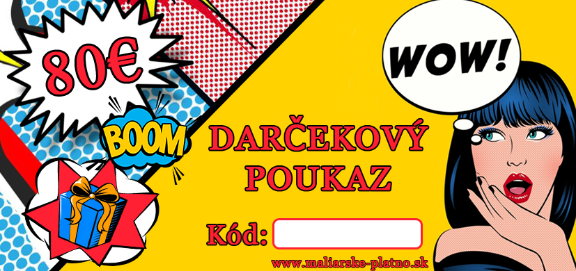 Darčekový poukaz - 80 €